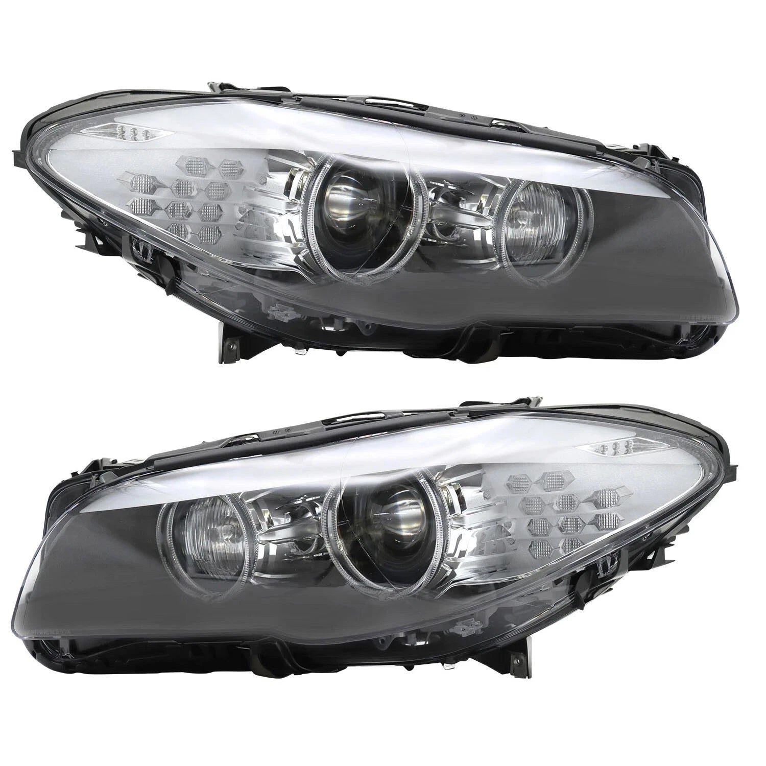 HID Projector Headlights Pair for BMW F10 528i 535i (2011–2013)