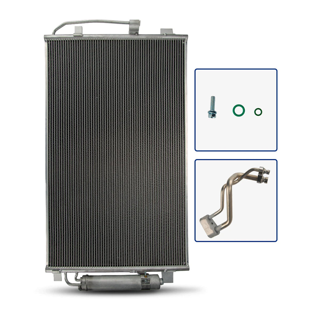 A/C Condenser w/ Receiver Drier for Nissan Altima & Maxima (2007–2019)