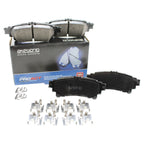 Set of 4 Akebono ProACT Rear Ceramic Brake Pads for GS350 GS450h IS300 Prius V Sienna (2010–2020)