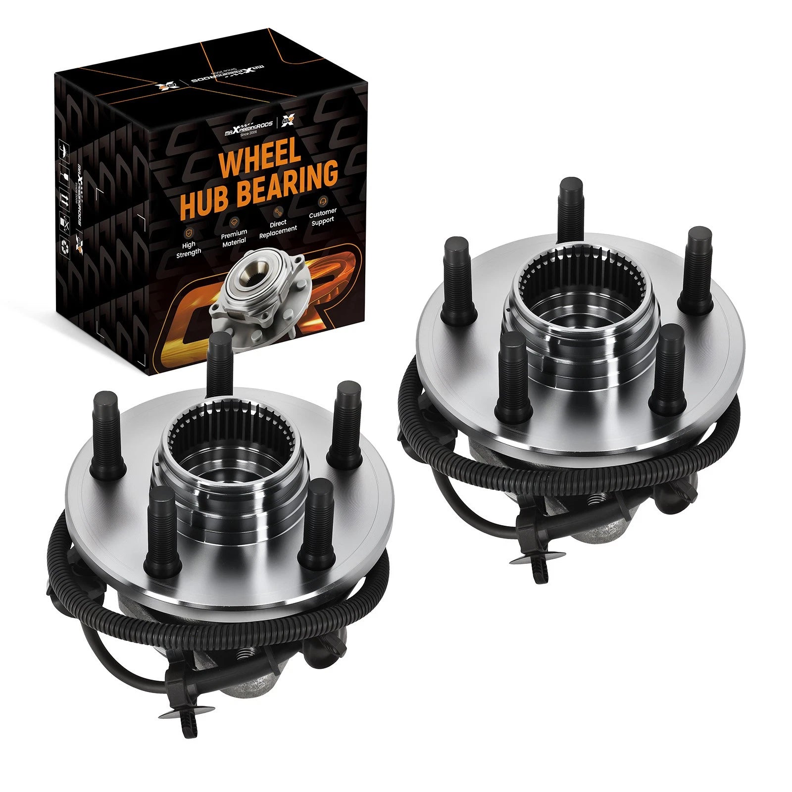 2X Front Wheel Hub Set for Ford Ranger/B4000 (1998–2000) XL541104AA