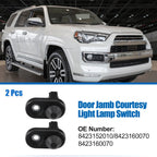2X Front Door Jamb Light Switches for Toyota (No. 8423152010/8423160070)