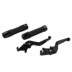Black Brake Clutch Lever Grip Set for Yamaha FJR XJR 1300 (2001-2008)