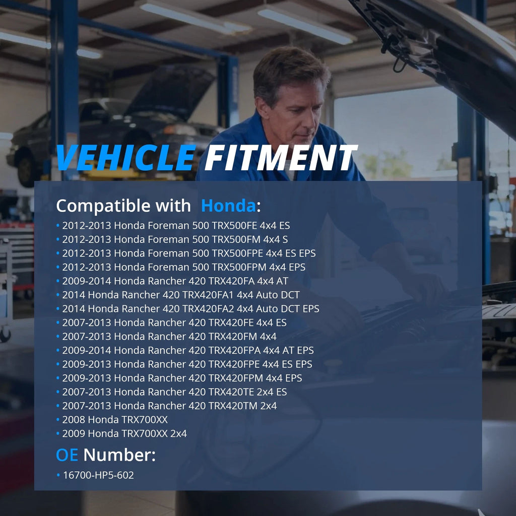 Fuel Pump for Honda Fourtrax Rancher TRX420 TRX500 TRX700 (2007–2014)