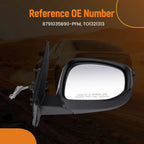 Passenger Side Mirror for Toyota 4Runner (2014–2018) 8791035B90-PFM