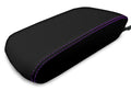 Console Lid Pull Over Cover Leather for Toyota 4Runner (2010–2019) Purple Stitch