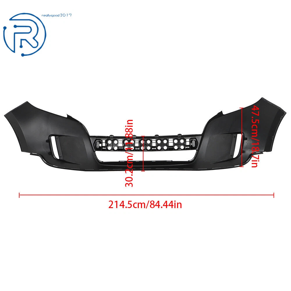 Front Upper Bumper Cover for Ford Edge (2011-2014) Primed Black