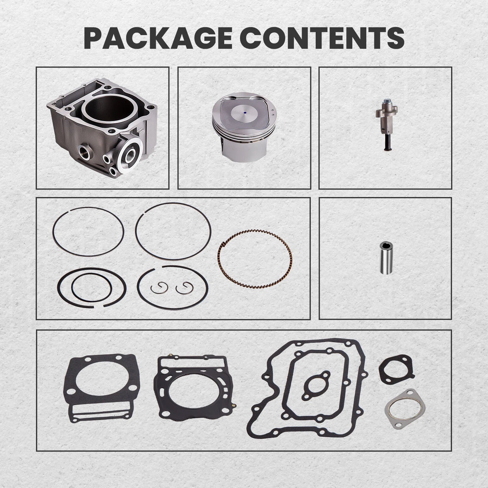 Cylinder Piston Head Top End Kit for Polaris Scrambler 500 (1997–2013)