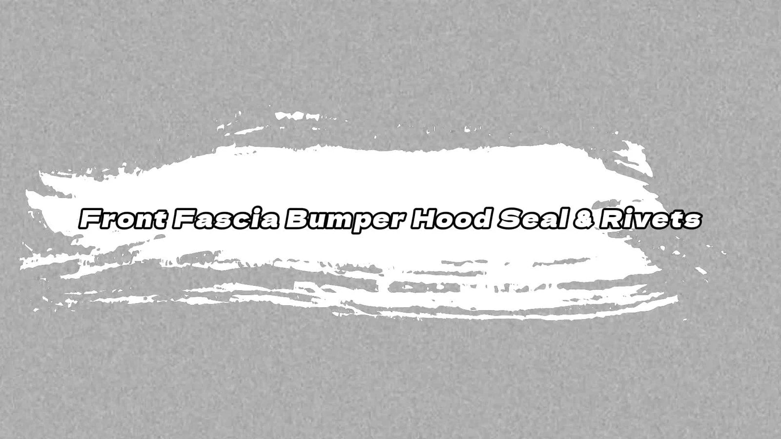 Front Bumper Hood Weatherstrip Seal for Dodge Challenger (2008–2022) w/ Rivets