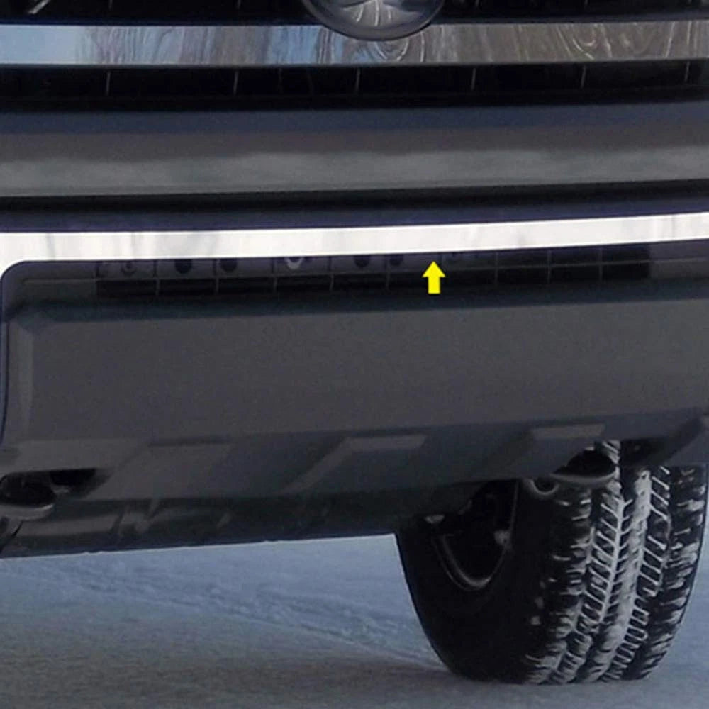 Stainless Front Bumper Insert Trim for Toyota Tundra (2014–2019)
