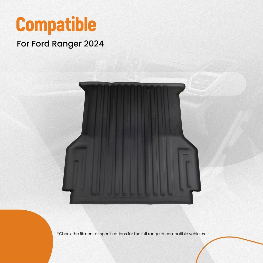 5FT TPE Boot Truck Mat for Ford Ranger (2024) Waterproof Anti-Slip Liner