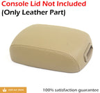 Center Console Armrest Cover for Kia Optima (2004–2008) Beige Leather
