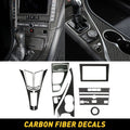 Carbon Fiber Full Interior Kit Set Cover Trim for Infiniti Q50 Q60 (2014–2019)