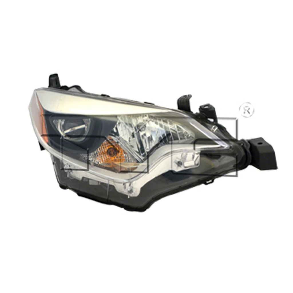 Replacement Passenger Side Headlight Assembly for Toyota Corolla (2014–2016)