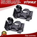 Set of 2 Front Lower Hood Safety Catch Latch Locks for Mercedes-Benz W204 W207 W212