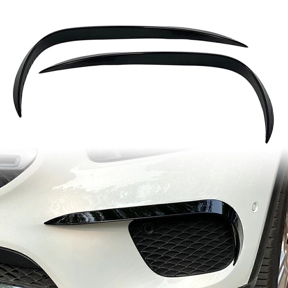Gloss Black Front Bumper Lip Splitter for Mercedes Benz GLB X247 (2020–2021)