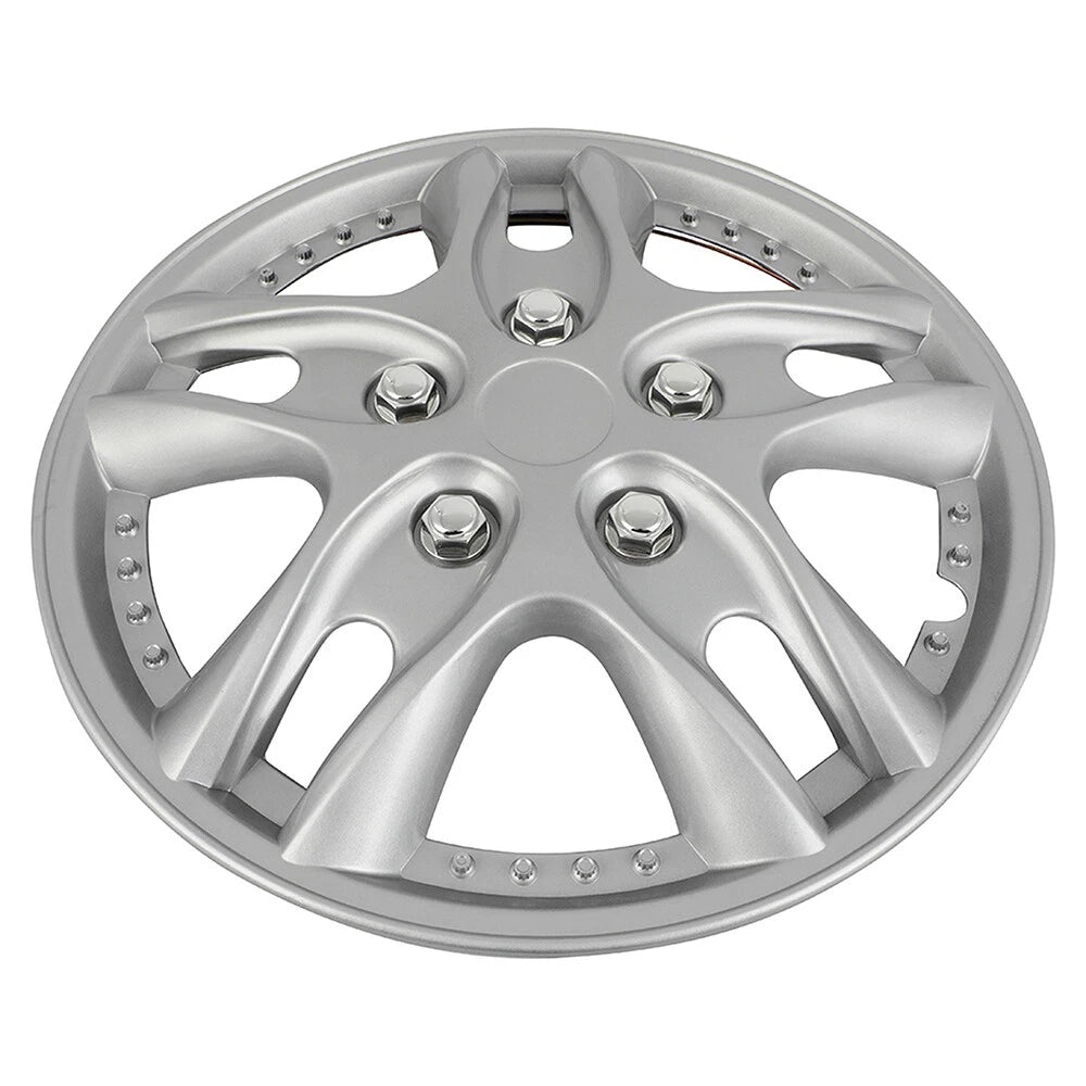Set of 4 Wheel Hub Caps for R12 Tire & Rim (Fits 12")