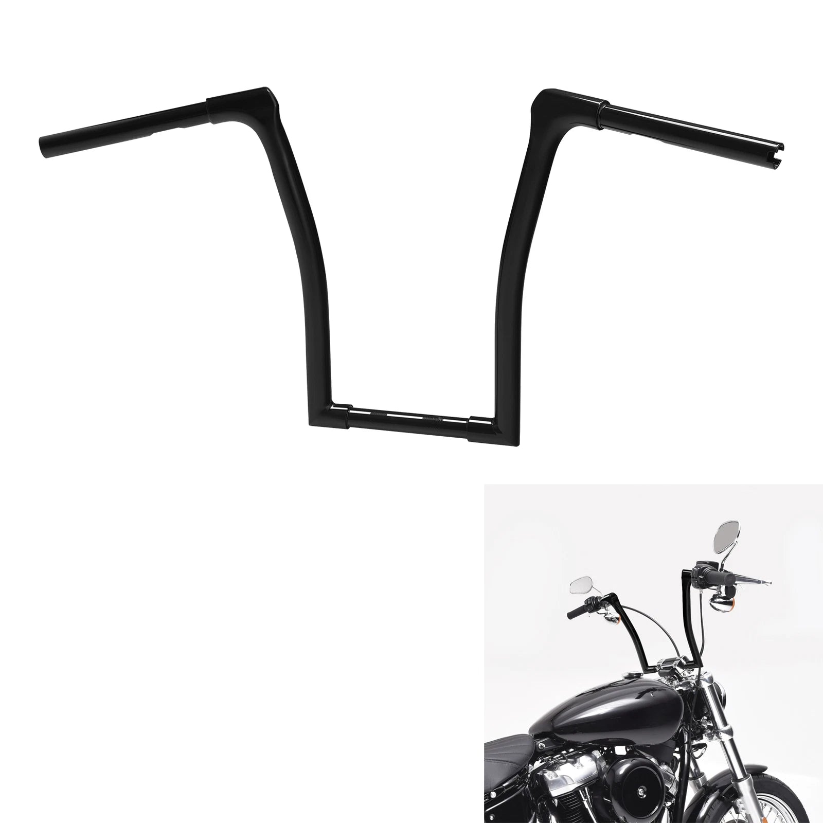 1" Rise Ape Hanger Handlebar for Harley Softail FXST FXLR FXBB (2018–2024)