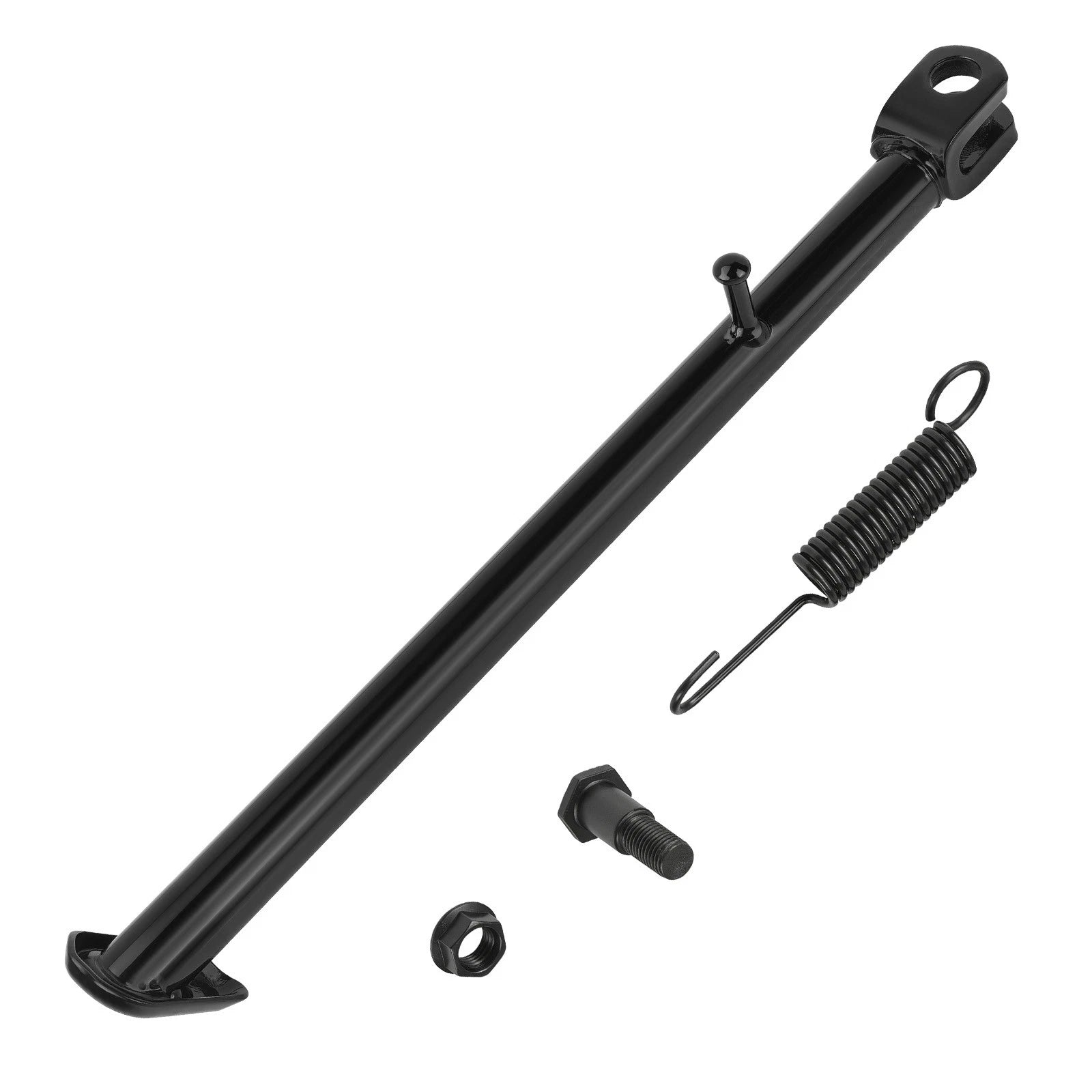Side Kick Stand Assembly w/ Spring Bolt for Honda CRF100F XR100R (2004–2013, 1985–2003)