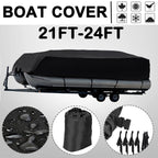 Trailerable Pontoon Boat Cover for NEVERLAND 21-24ft (2021–2024)