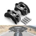 CNC Clutch Brake Control Perch Half Clamps for Harley Softail (2000–2023)