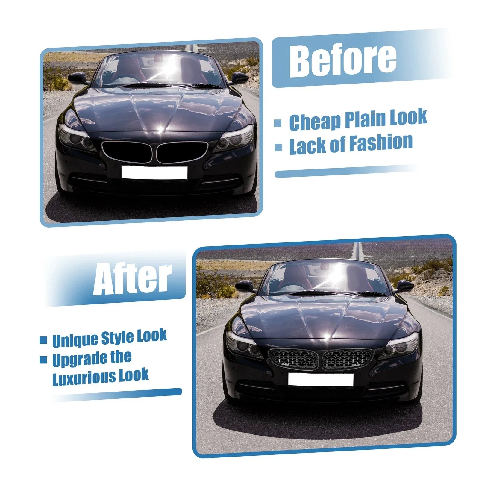 Front Hood Bumper Grille for BMW Z4 E89