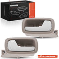 2X Front Interior Door Handle for Chevy Cobalt (2005–2007) Chrome Beige