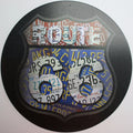 Vintage Route 66 Tin Metal Sign License Plate Tag