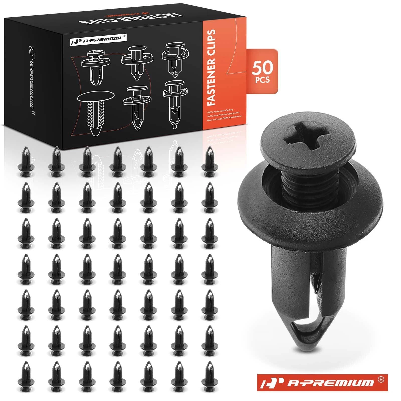 50Pcs Fender Bumper Retainer Clips for Chevrolet 