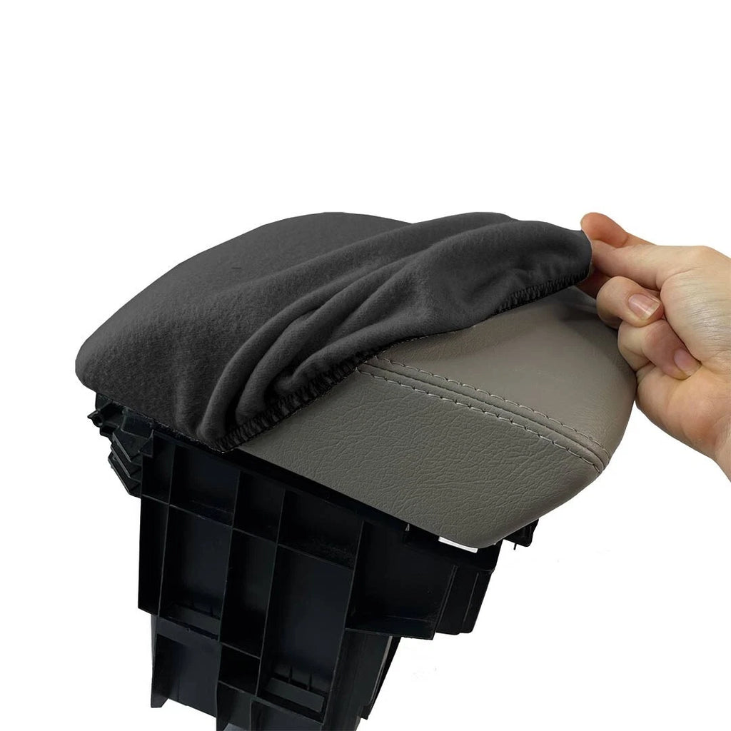 Fleece Console Armrest Cover for Ford Transit Connect (2014–2020) Black