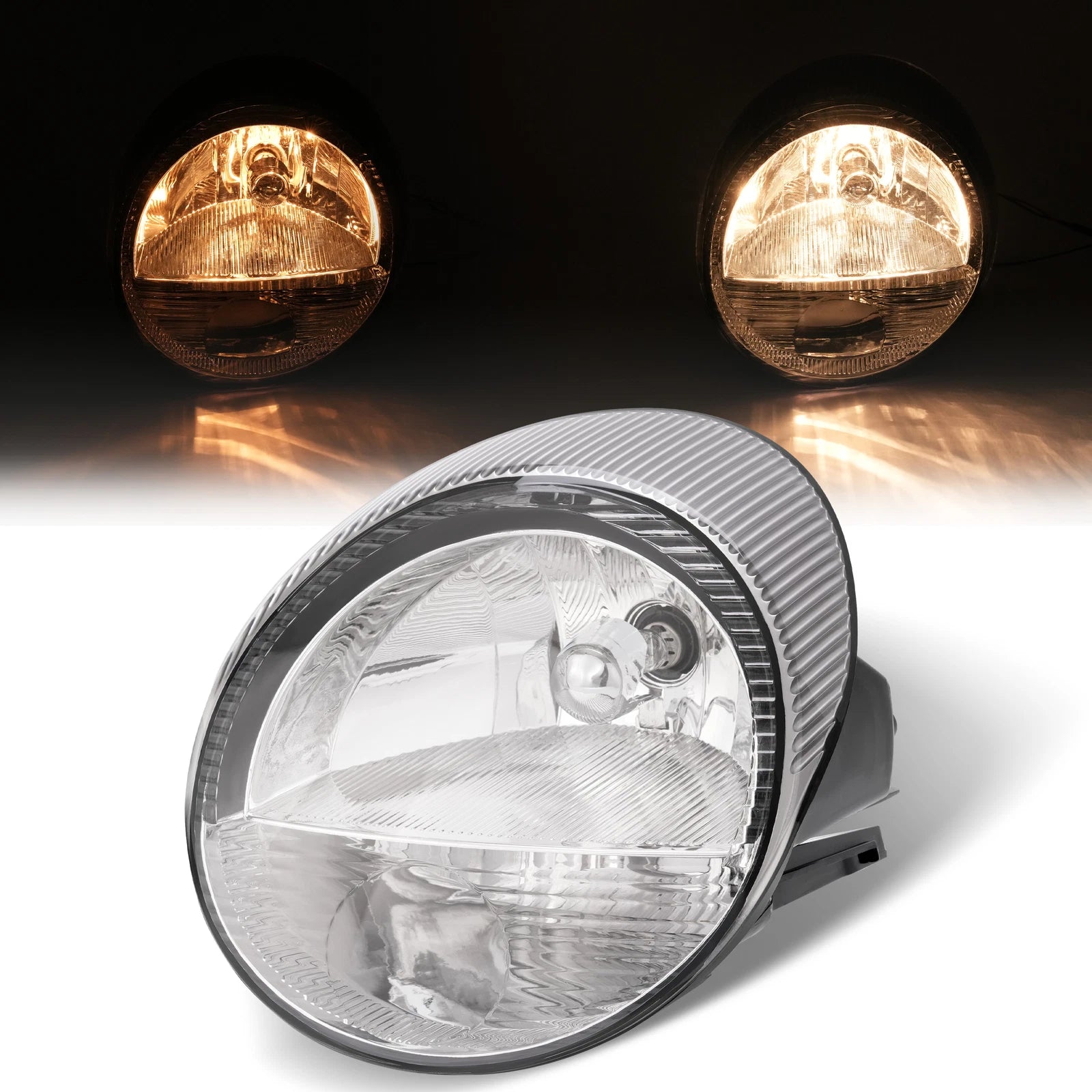 Left Driver Side Headlight Assembly w/Bulb for Ford Thunderbird (2003–2005)