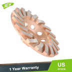5 Inch Turbo Diamond Grinding Cup Wheel for Concrete (Universal Fit)