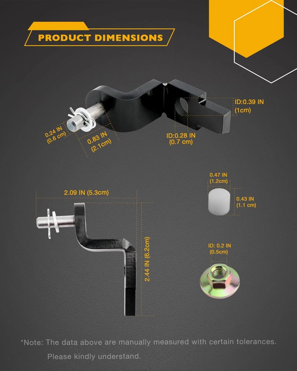 Headlight Motor Crank Assembly Repair Kit for Buick Reatta (1988-1991)