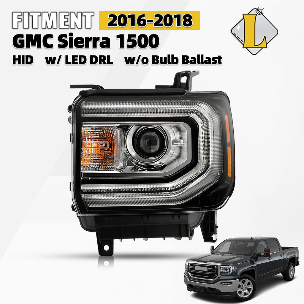 HID Xenon Headlight Driver Left Side for GMC Sierra 1500 (2016–2019)