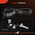 Serpentine Belt Drive Component Kit for Toyota Corolla 2014–2020 Scion 2014–2020