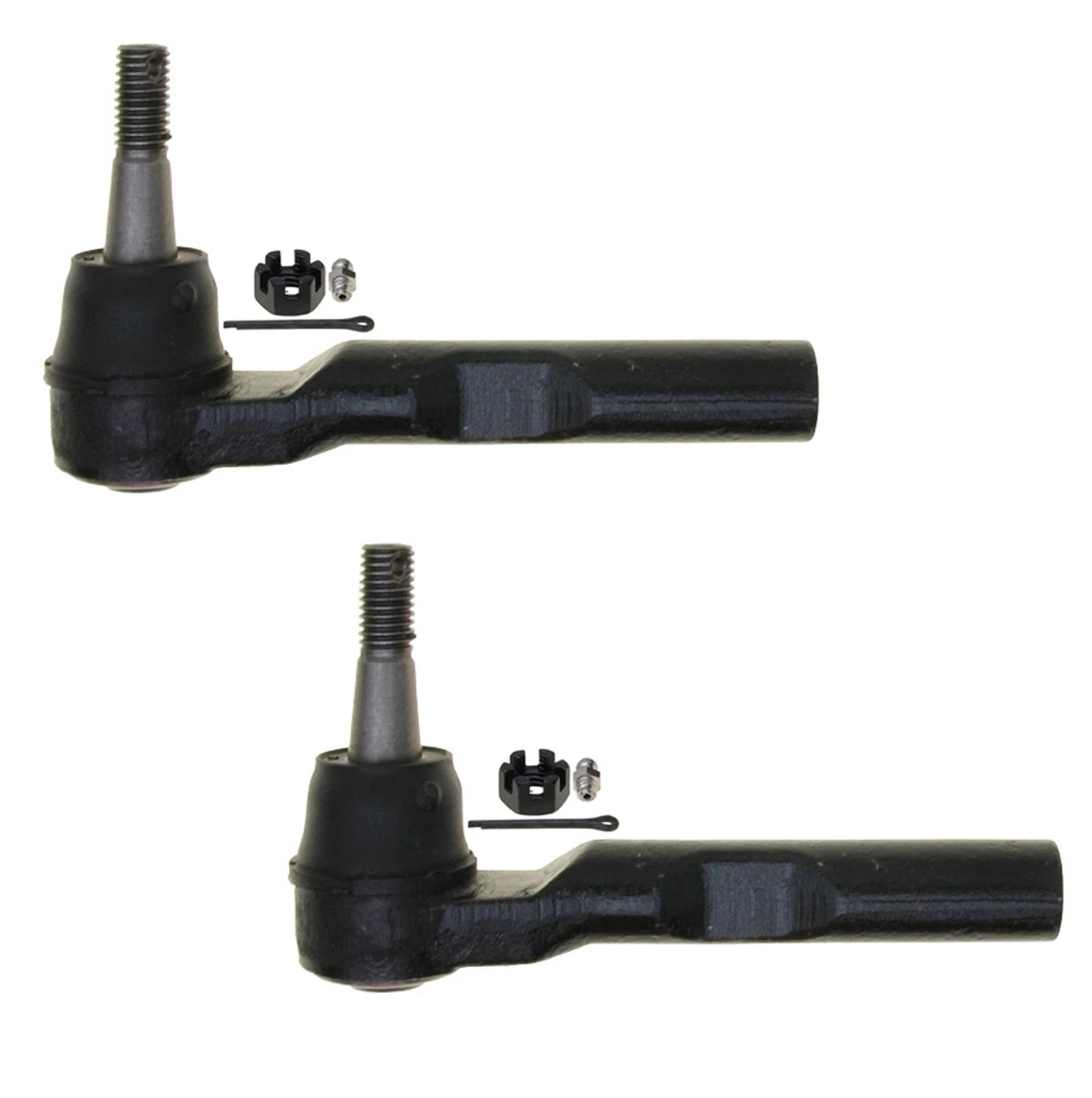 Set of 2 Outer Steering Tie Rod Ends for Chevy Malibu Pontiac G6 Aura (2004–2012)