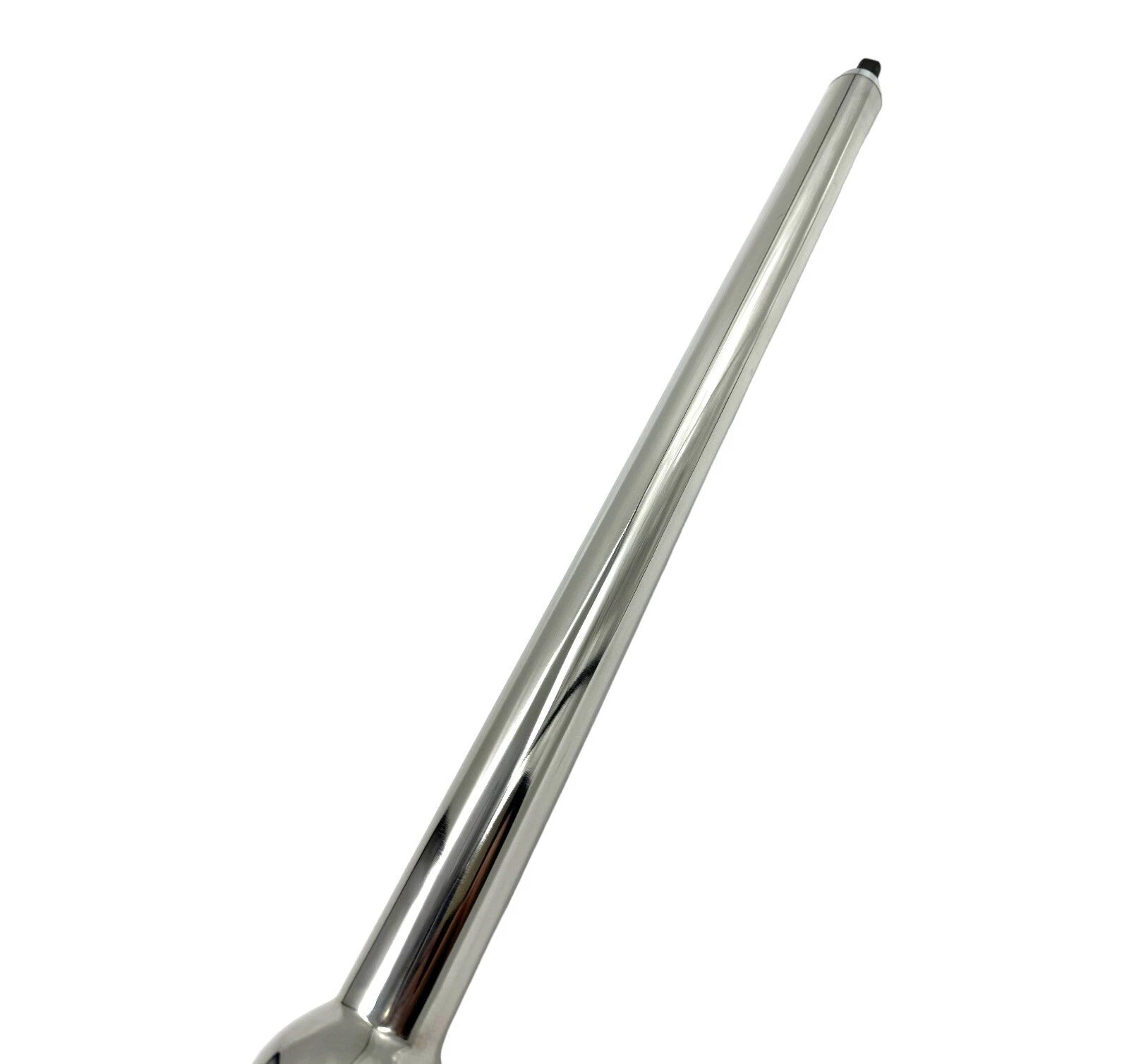 Polished Stainless Steel Steering Column with 3 Bolt Adapter for Universal (—)