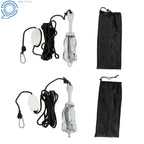 2X Silver Marine Kayak Folding Anchor Kit for PWC Canoe Jet Ski