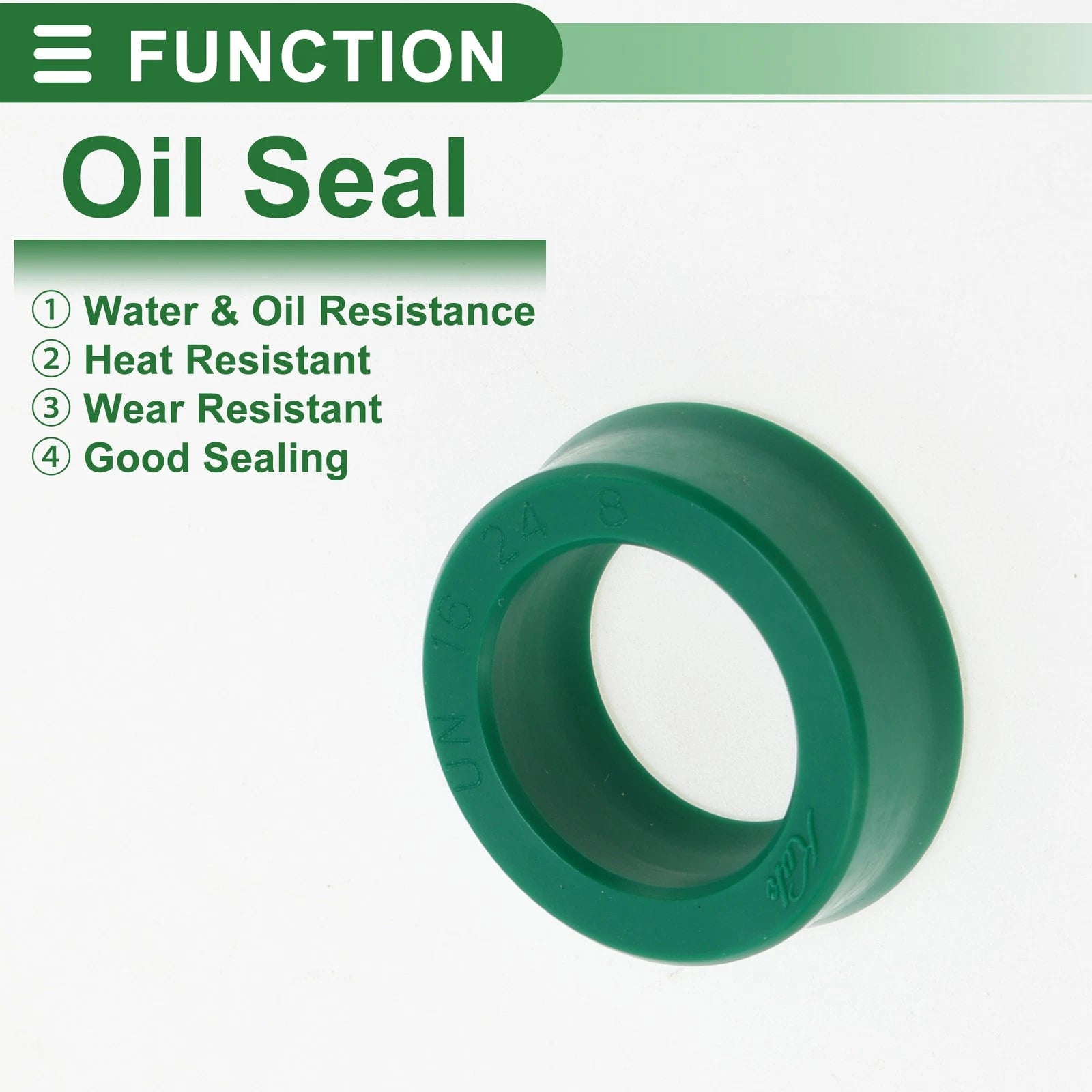 Set of 5 Oil Seal Ring 16x24x8mm for Rotary Shaft (High Pressure)