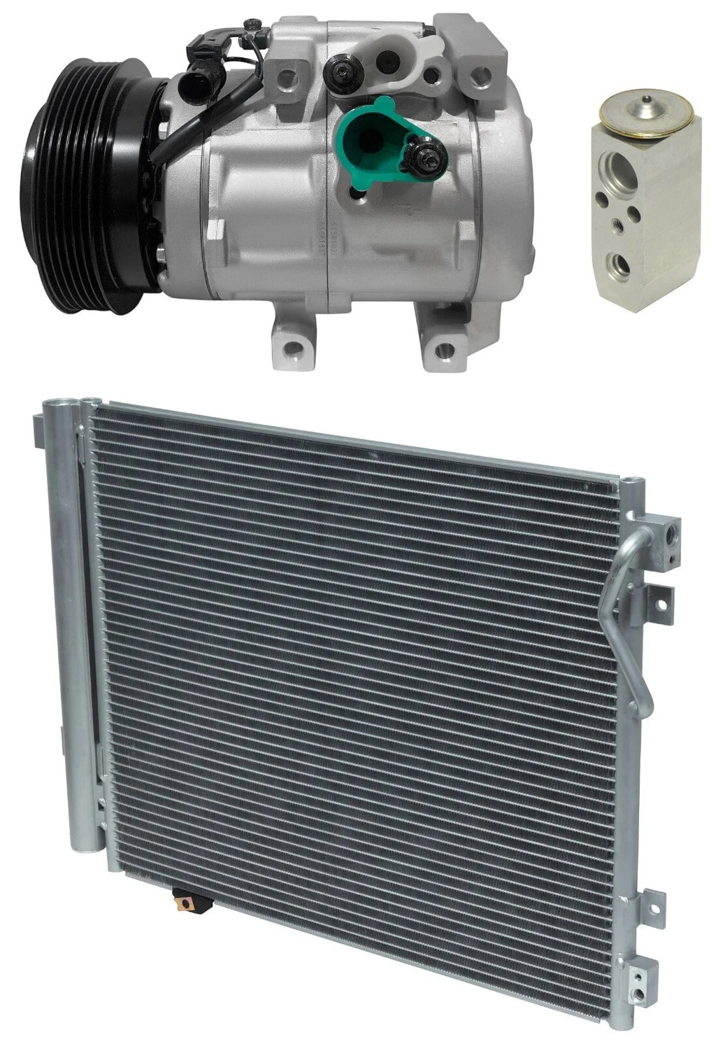 AC Compressor Kit With Condenser for Kia Sorento 3.3L (2008–2009)