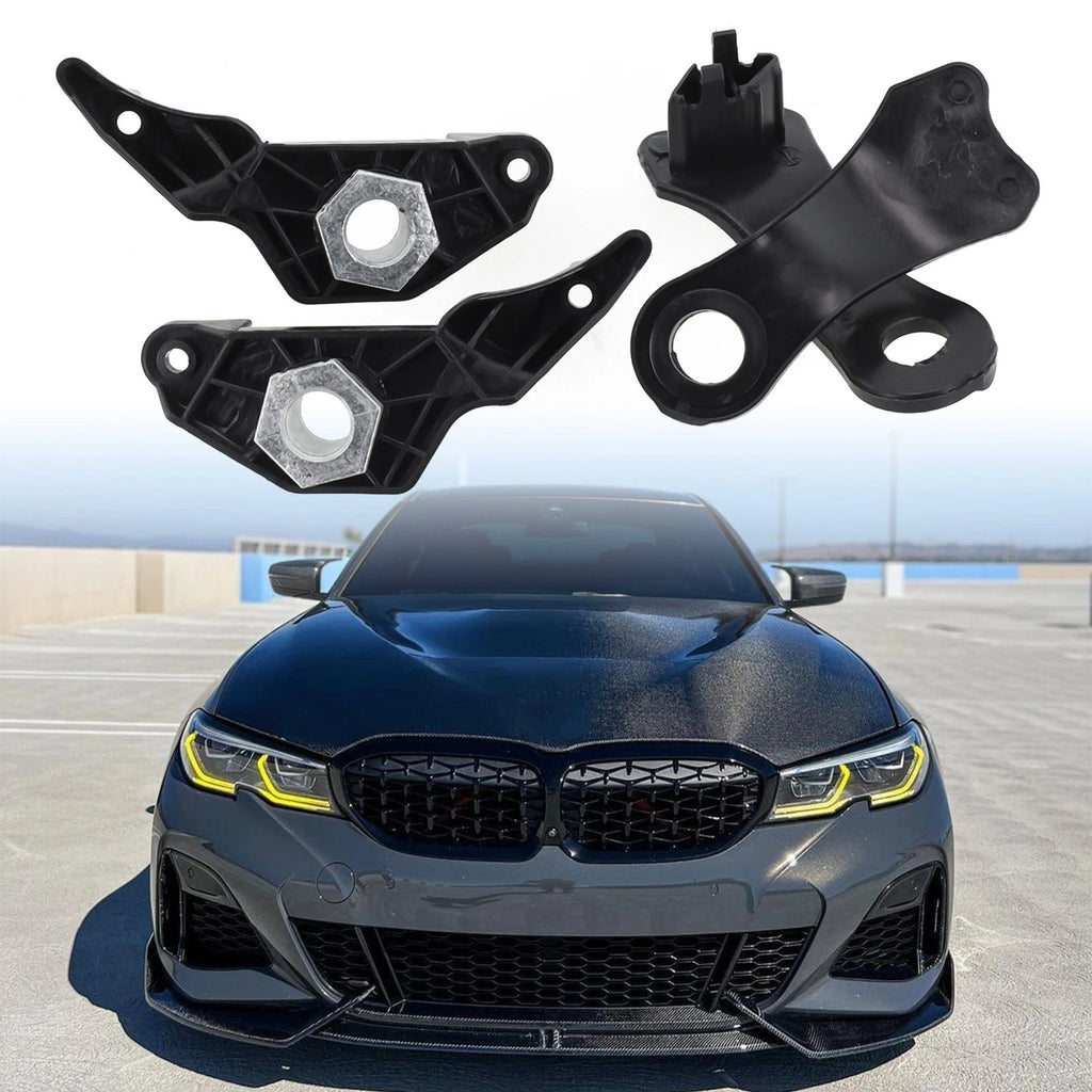 Set of 4 Headlight Brackets for BMW (2011–2017) 63126941478, 63126949633