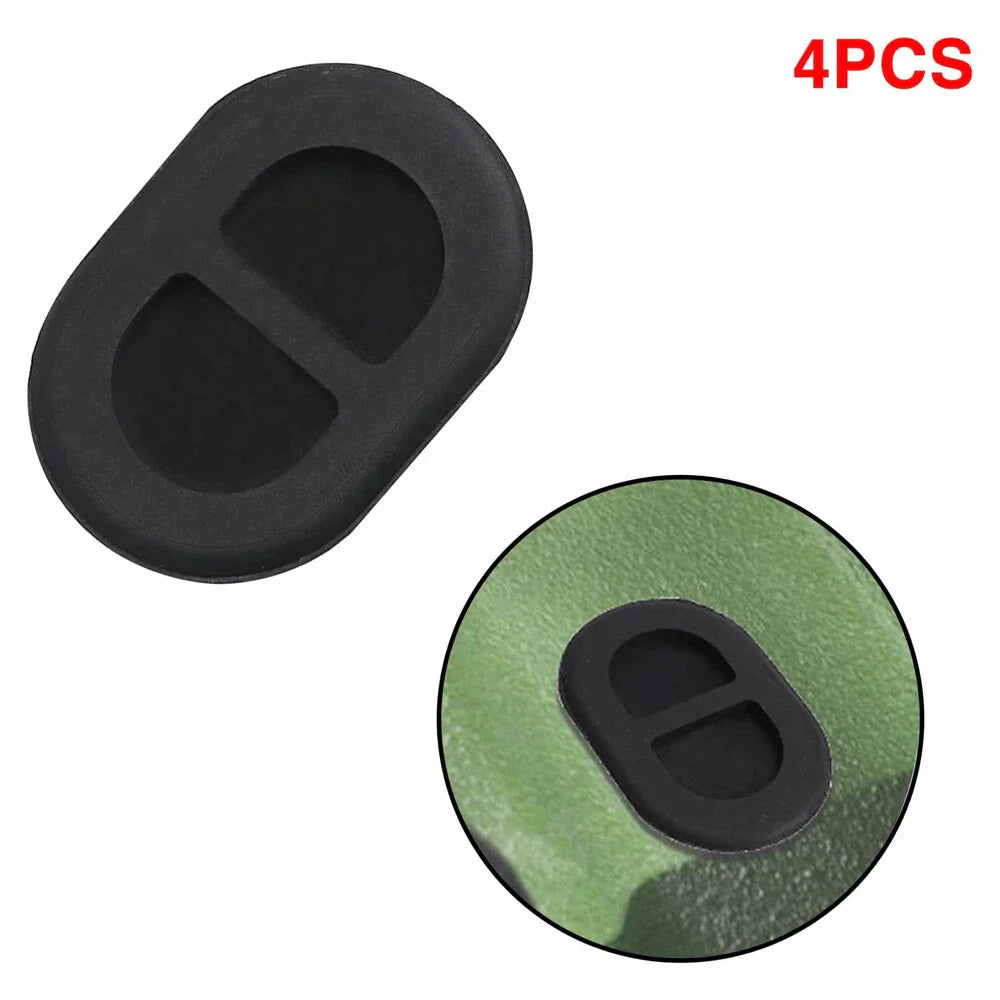 4 Pcs Rubber Floor Pan Drain Plugs for Jeep Wrangler JK JL (2014-2023)