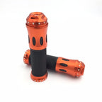 7/8" Dark Orange Non-Slip Rubber Handlebar Grip for Kawasaki Ninja ZX12 Versys KLX (2000–2023)