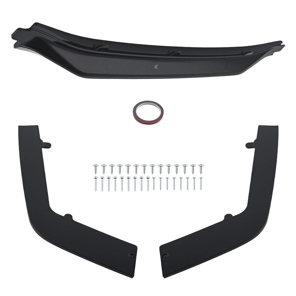 3PC Black Rear Diffuser Kit for BMW G11 G12 M Sport 7 Series (2019–2022)