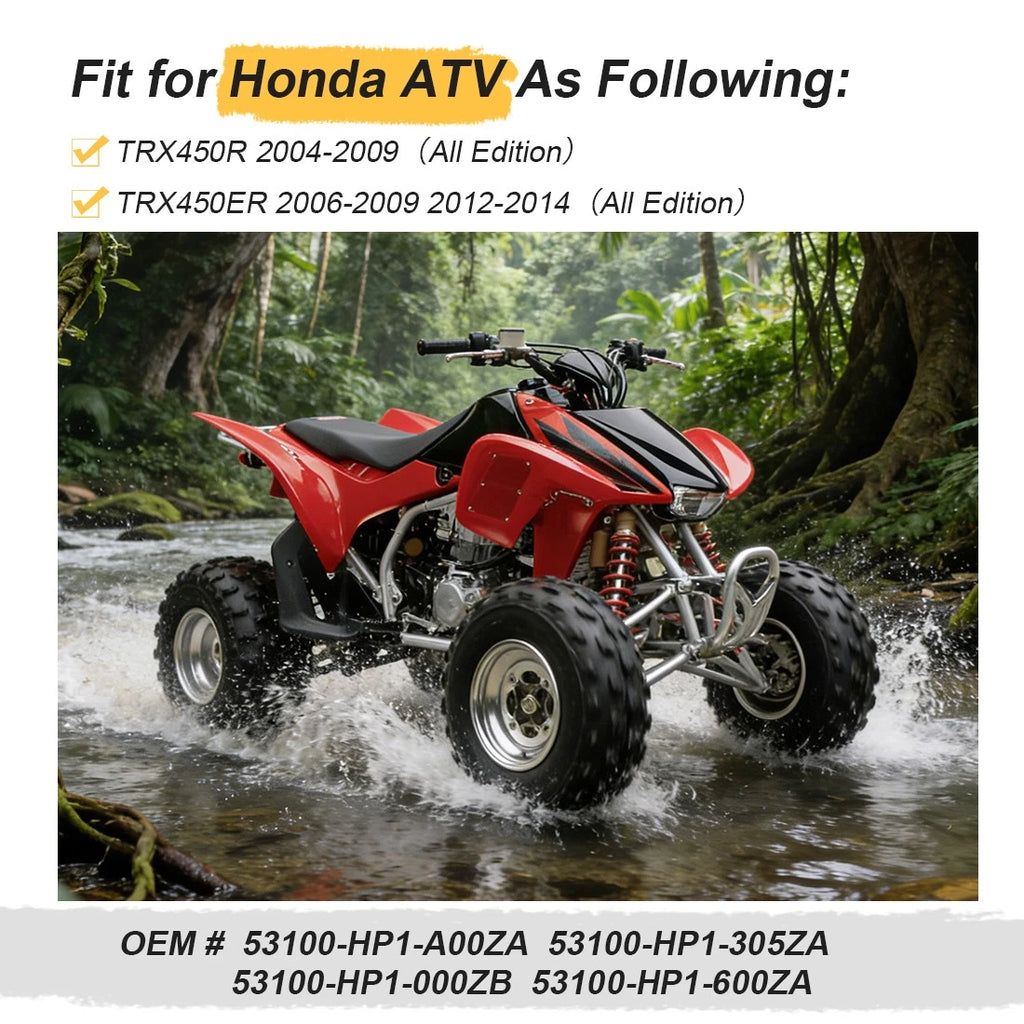 Heavy Duty Handlebar for Honda TRX450R TRX450ER TRX450 (2004–2014) 53100-HP1-A00ZA