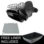 Chrome Trunk Rack Plate for Harley Touring Street Road Glide (2014–2026)