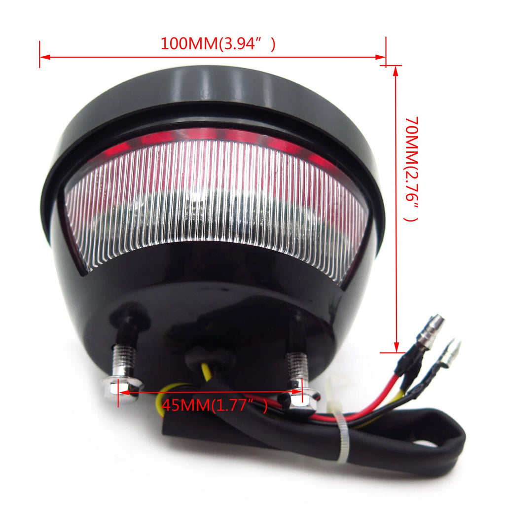 License Bracket & Tail Light for Harley Touring Bobber Chopper