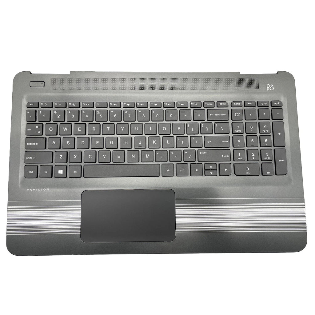 Palmrest Keyboard Non-Backlit for HP Pavilion 15-AU 15-AW (2016–2017) 856026-001