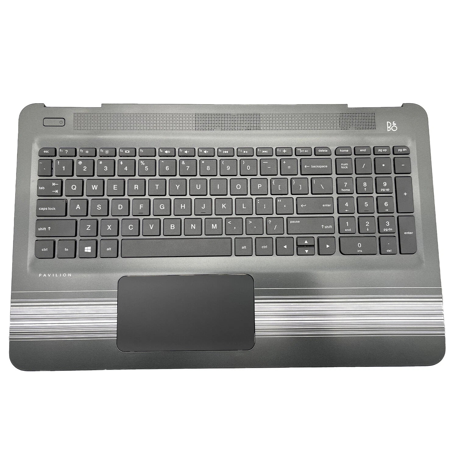 Palmrest Keyboard Non-Backlit for HP Pavilion 15-AU 15-AW (2016–2017) 856026-001