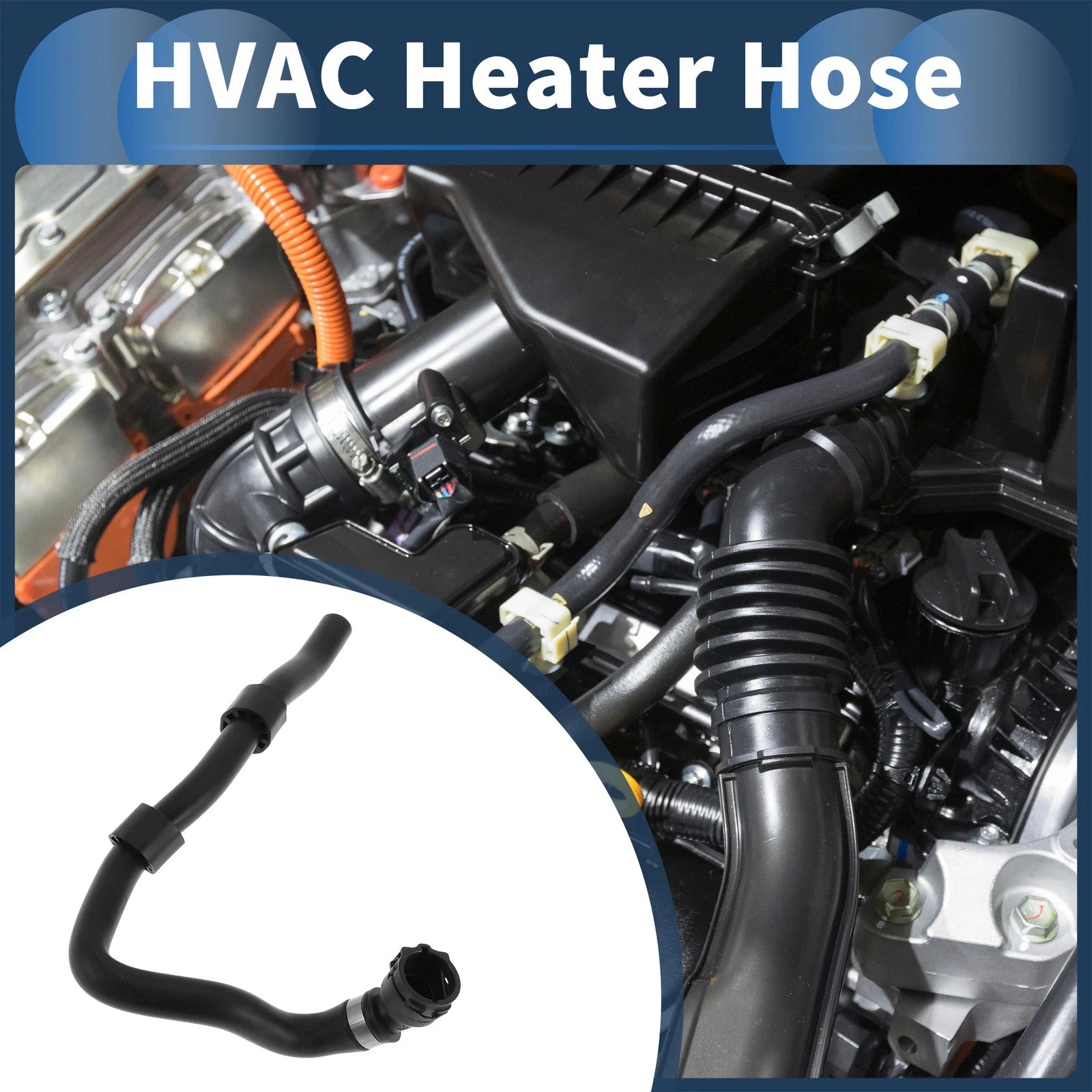 HVAC Heater Hose for BMW X3 E83 3.0L L6 (2007–2010) No. 64213416609 Rubber