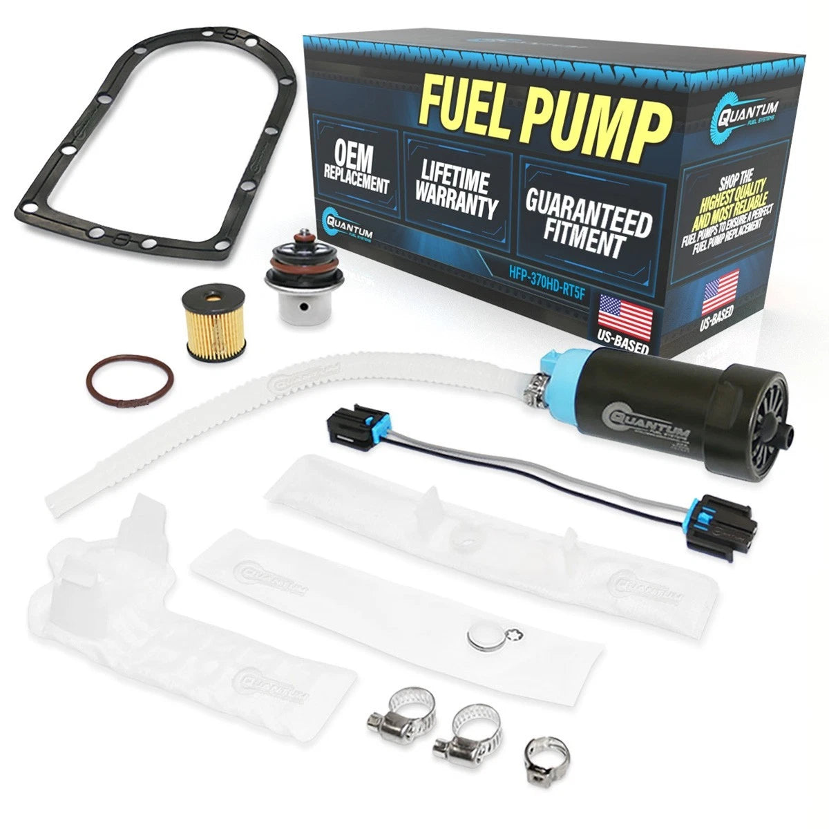 QFS EFI Intank Fuel Pump + Filter Kit for Harley-Davidson Dyna (2004–2017) 61016-04B